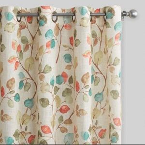 NWOT World Market Autumn Leaves Curtains